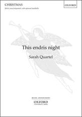 This Endris Night SSAA choral sheet music cover